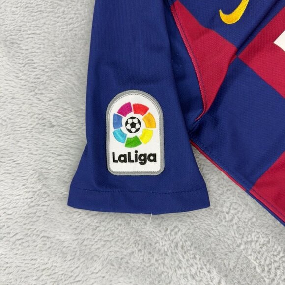 Nike FC Barcelona Soccer Jersey Youth Size L Dri-Fit - Picture 11 of 13